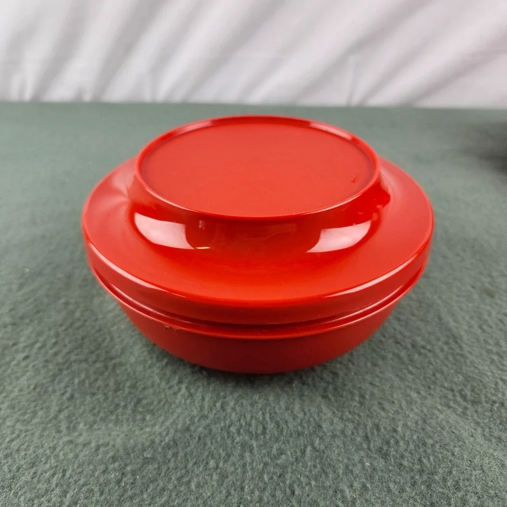 3x Tupperware Serve & Seal 1595-6 Orange 6